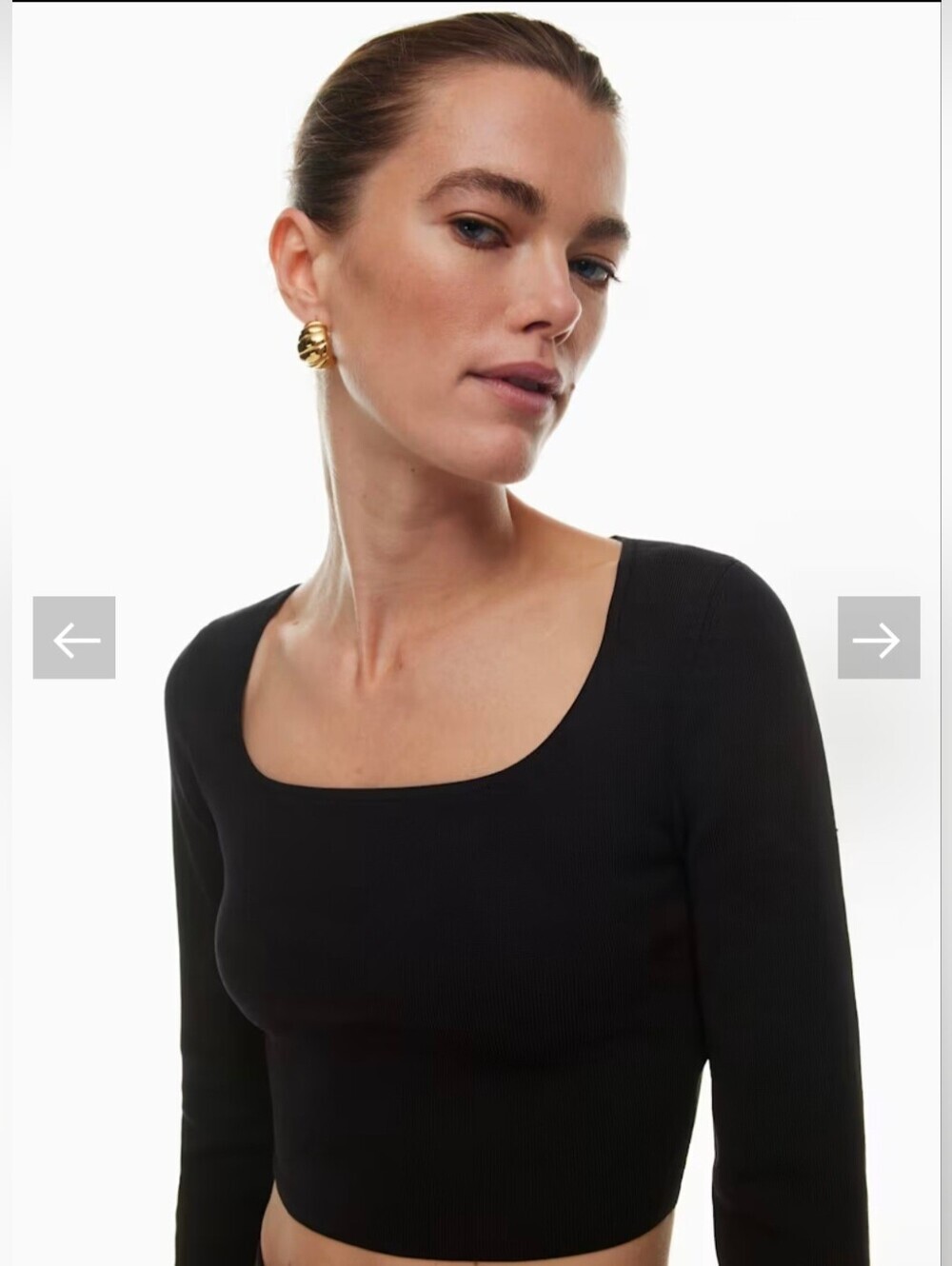 Sunday Best SinchSeamless™ Rib Ribcage Longsleeve | Seamless cropped longsleeve